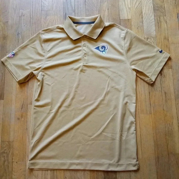 Nike On Field St.Louis Rams NFL Men's Polo Small LA Rams - Picture 9 of 9
